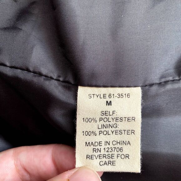 Lavender & Honey Open Front Blazer Fall Orange Yellow Damask Size Medium - Picture 5 of 5